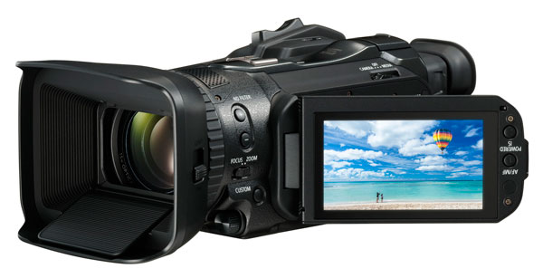Canon LEGRIA GX10, videocámara versátil de acciones rápidas 3 lanzamiento Canon LEGRIA GX10 diseño compacto