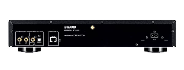 Yamaha NP-S303, nuevo reproductor HiFi en red con MusicCast 4 lanzamiento Yamaha NP-S303 parte trasera
