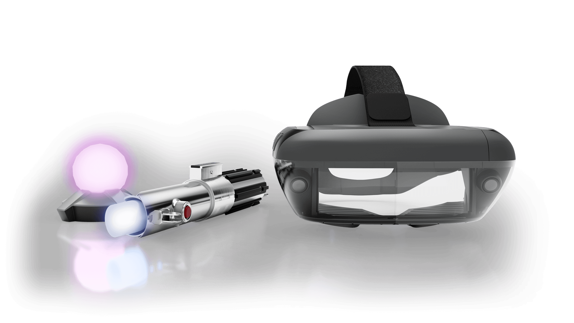 Lenovo Mirage, gafas de realidad aumentada de Lenovo con sable láser de Star Wars