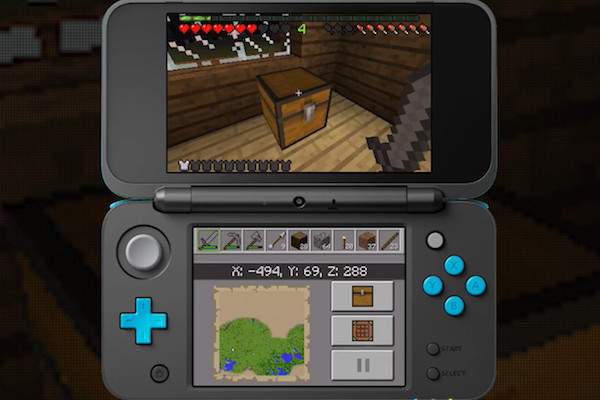 Minecraft ya se puede jugar en las Nintendo 3DS