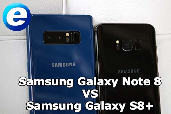 Comparamos el Samsung Galaxy S8+ y el Galaxy Note 8, en ví­deo