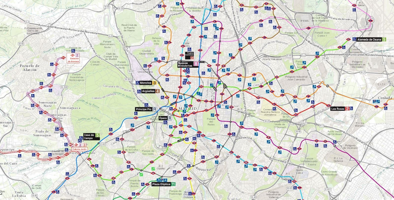 Estado del metro de Madrid 