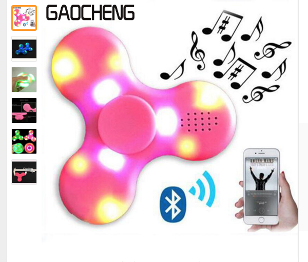 10 compras locas por menos de 10 euros en Aliexpress 10 fidget spinner luces