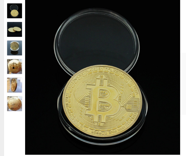 10 compras locas por menos de 10 euros en Aliexpress 6 moneda bitcoin