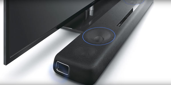 Yamaha YAS-107, barra de sonido compatible con DTS Virtual:X 13 a fondo Yamaha YAS-107 altavoces
