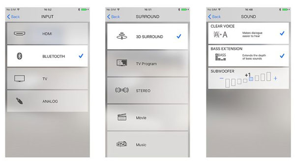 Yamaha YAS-107, barra de sonido compatible con DTS Virtual:X 15 a fondo Yamaha YAS-107 app