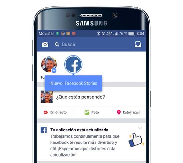 Facebook estrena las Stories en su versión Lite