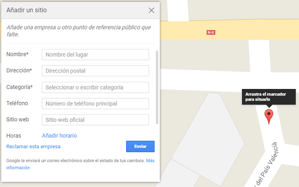 Cómo añadir un lugar nuevo en Google Maps 1