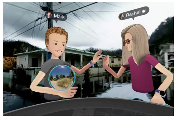 El viaje más bizarro de Mark Zuckerberg: a Puerto Rico en realidad virtual