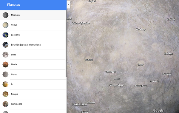 google maps mercurio