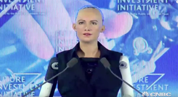robot Sophia 
