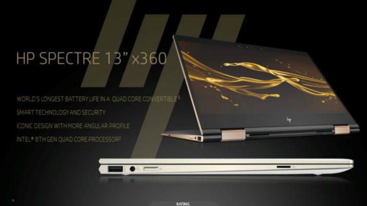 HP Spectre 13, portátil renovado con diseño más delgado y panel táctil 4