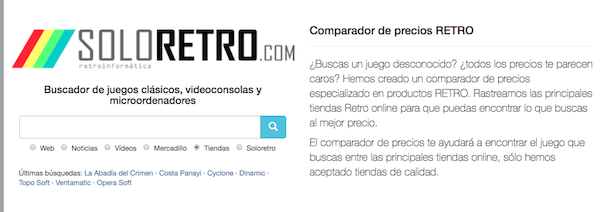 Soloretro.com, un Wallapop para encontrar juegos y consolas retro 2 soloretro.com comparador precios
