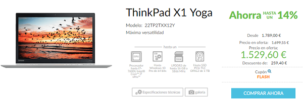 Lenovo ThinkPad X1 Yoga 2017
