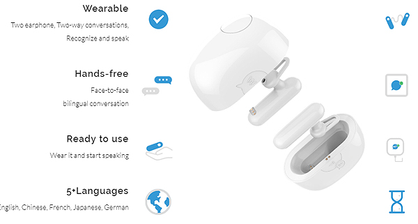 resultado Calma Hecho para recordar Los auriculares sin cables de Google sirven como traductor y se cargan solos