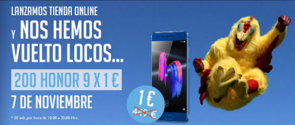 Honor estrena tienda online en España con 200 Honor 9 a un euro