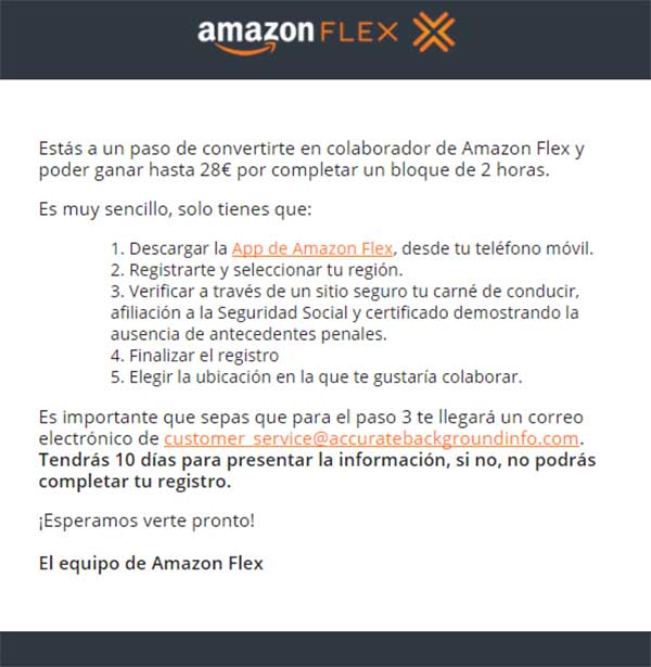 amazon flex