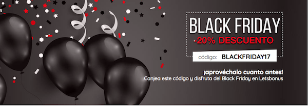 Ofertas de Black Friday en cupones de Groupon, LetsBonus y Groupalia