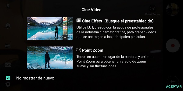 Cine ví­deo LG V30