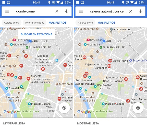 rediseño google maps