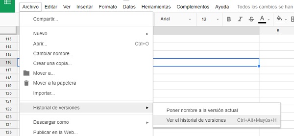 10 trucos útiles para los documentos y hojas de cálculo de Google Docs 10 recuperar versiones