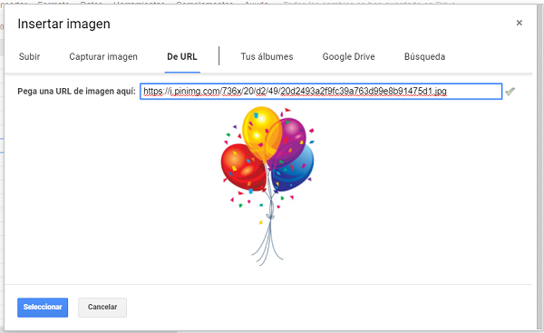 10 trucos útiles para los documentos y hojas de cálculo de Google Docs 7 insertar imagen