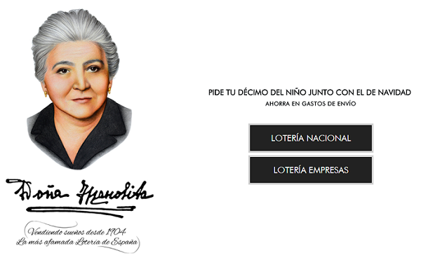 Cómo comprar la lotería de Navidad por Internet 4 lotería manolita