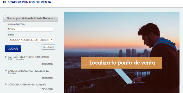 Cómo comprar la lotería de Navidad por Internet 5 Localizar un punto de venta