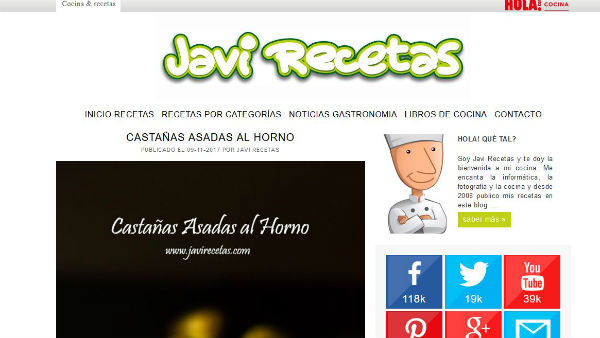 Las mejores web con recetas de platos tradicionales 3 Javi cocina