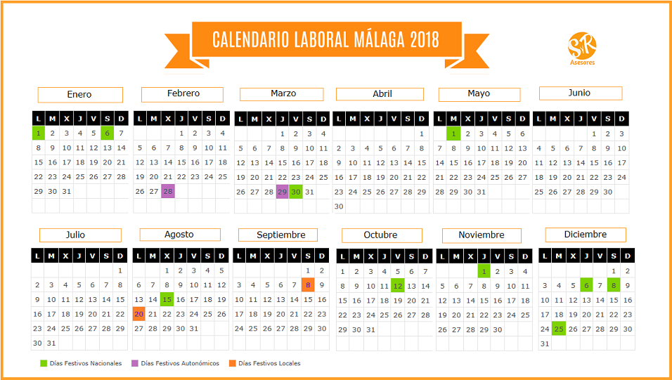 Calendario laboral 2018 malaga