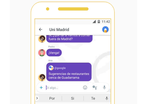 asistente de google android