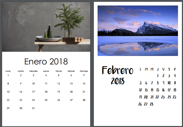 Cómo crear los calendarios tú mismo