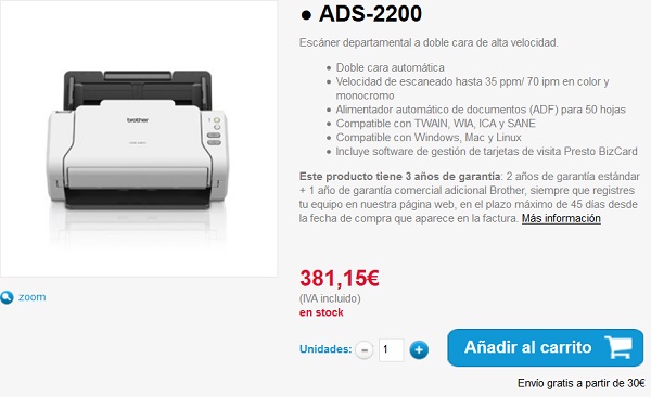 escaner ads2200