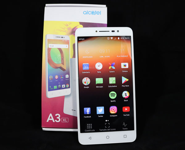 hemos probado Alcatel A3 XL conclusiones y precio