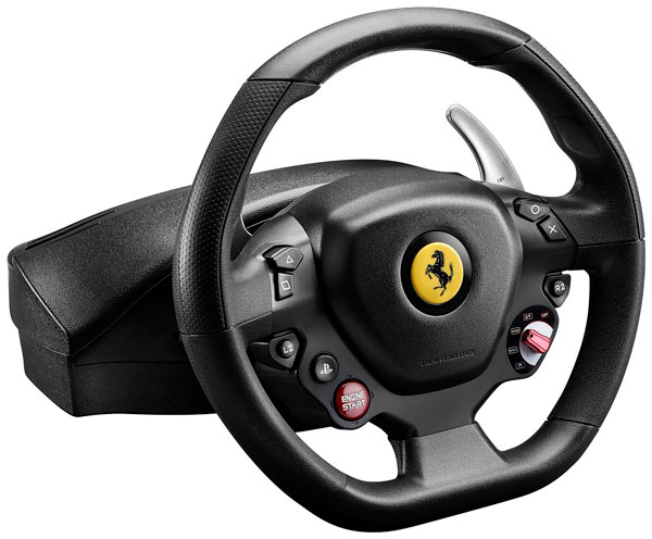 Ya puedes jugar con el volante del Ferrari 488 GTB en PlayStation 4