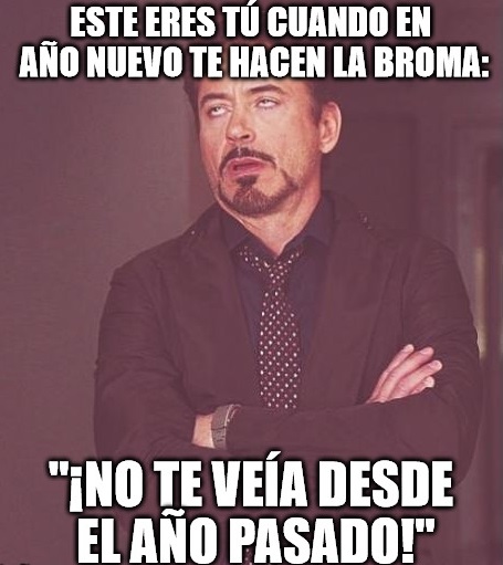 meme cuñados nochevieja