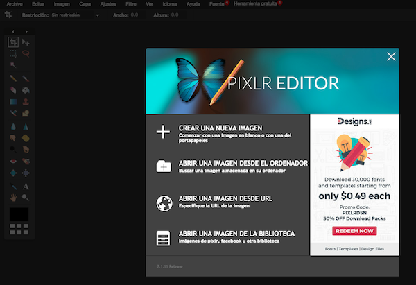 6 editores de fotos gratuitos a través del navegador 4 pixlr editor