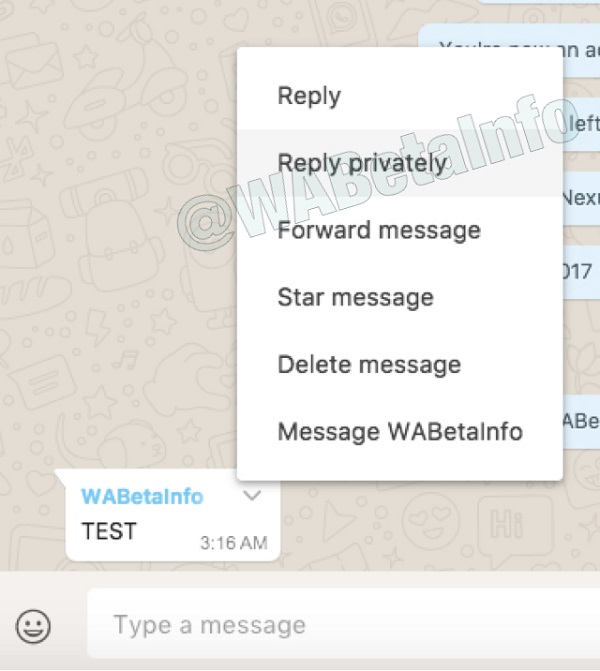 WhatsApp Web contará con respuestas privadas y otras funciones