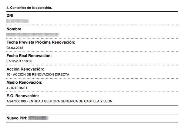 nueva tarjeta de demanda