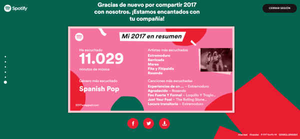 Cómo saber qué música has escuchado en Spotify en 2017 15 Cómo saber qué música has escuchado en Spotify en 2017 8