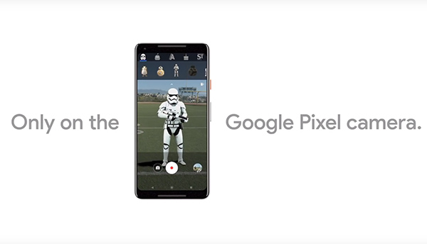 Los stickers de Realidad Aumentada de Star Wars llegan al Google Pixel 2