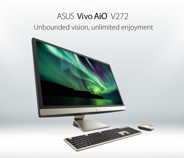 Asus Vivo AiO V272, un ordenador todo en uno con pantalla de 27 pulgadas