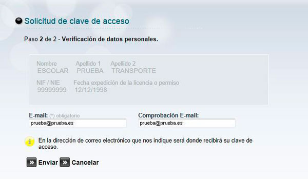 cómo consultar puntos del carnet en Internet correo