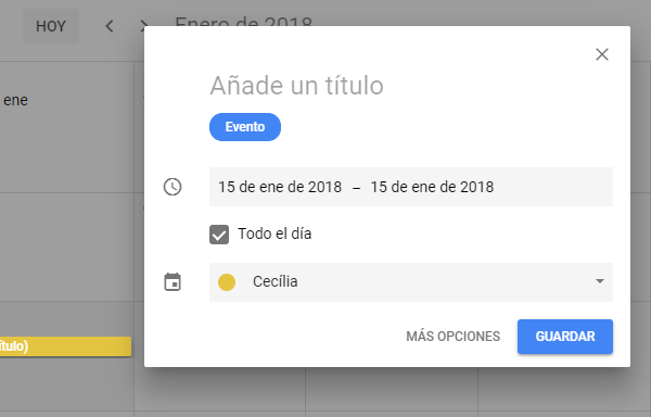 5 razones por las que deberías usar el nuevo diseño de Google Calendar 3 Es más fácil introducir eventos