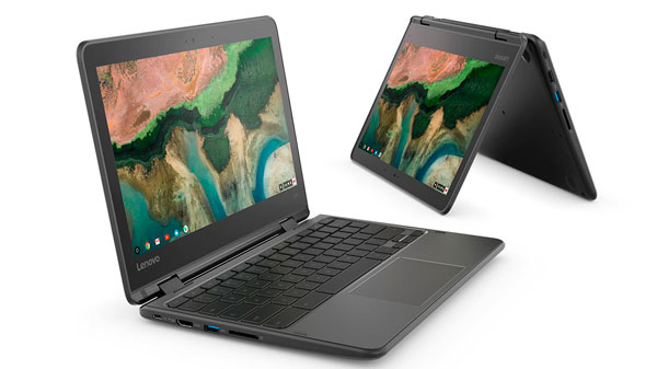 Lenovo 300e, nuevo Chromebook convertible con pantalla táctil