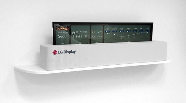 LG muestra un televisor de 65 pulgadas que se enrolla como una revista 2 Tele enrollable de LG