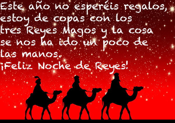 Mensajes y felicitaciones divertidas sobre Reyes y propósitos de nuevo año