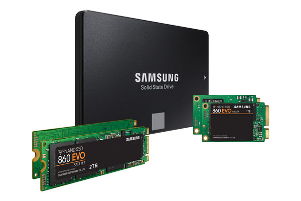 nuevos Samsung 860 PRO y 860 EVO velocidad