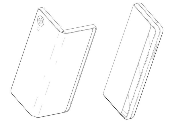 Así sería el diseño del móvil plegable de LG 2 móvil plegable LG cámaras