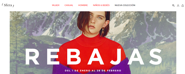 rebajas sfera